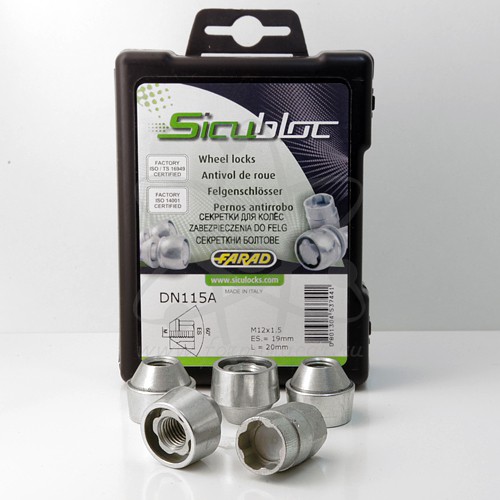 FARAD BLOC гайка/кольцо/открытая DN115А*12х1,5*L20*Key19